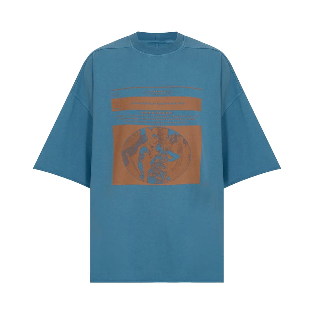 Rick Owens DRKSHDW Tommy T-Shirt Toothpaste/Orange