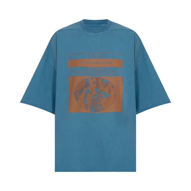 Rick Owens DRKSHDW Tommy T-Shirt Toothpaste/Orange
