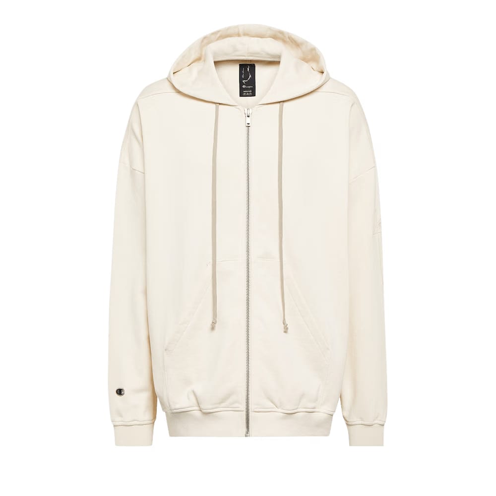 Rick Owens Jumbo Jason's Hoodie Natural