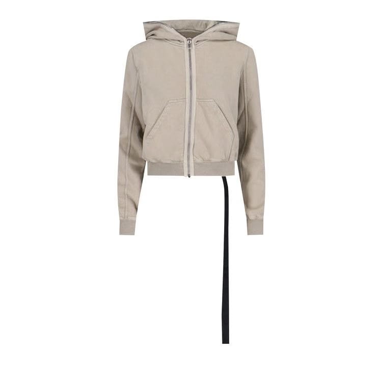 Rick Owens DRKSHDW Small Gimp Hoodie Pearl/Black