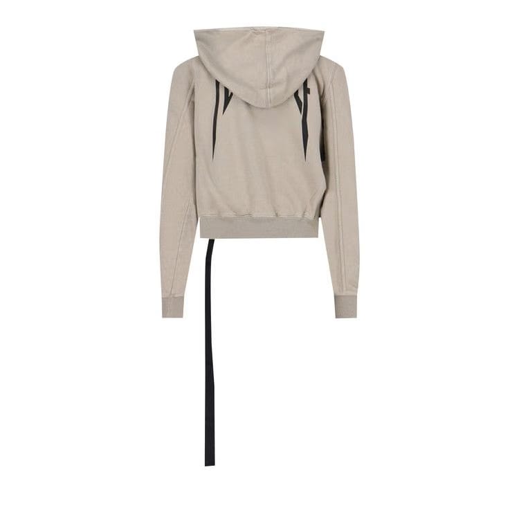 Rick Owens DRKSHDW Small Gimp Hoodie Pearl/Black