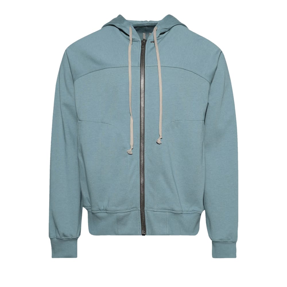 Rick Owens Windbreaker Loose Fit Hoodie Mouthwash