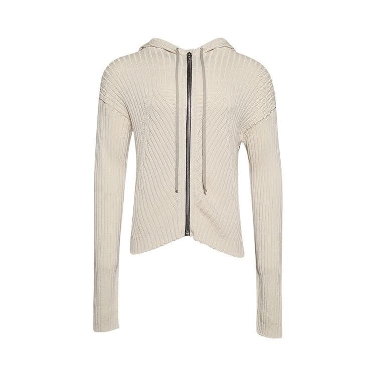 Rick Owens Zipped Hoodie Dinge