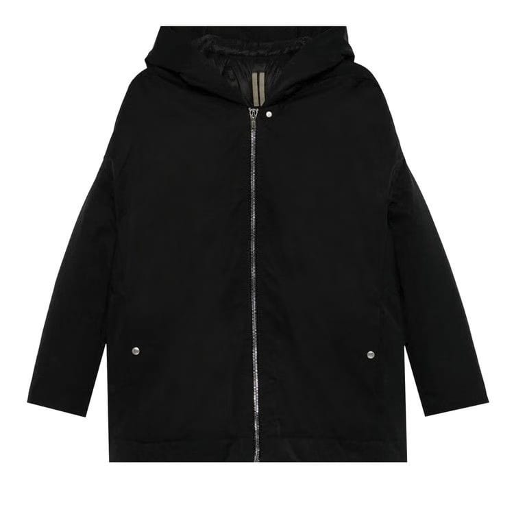 Rick Owens DRKSHDW Padded Hooded Peter Jacket Black