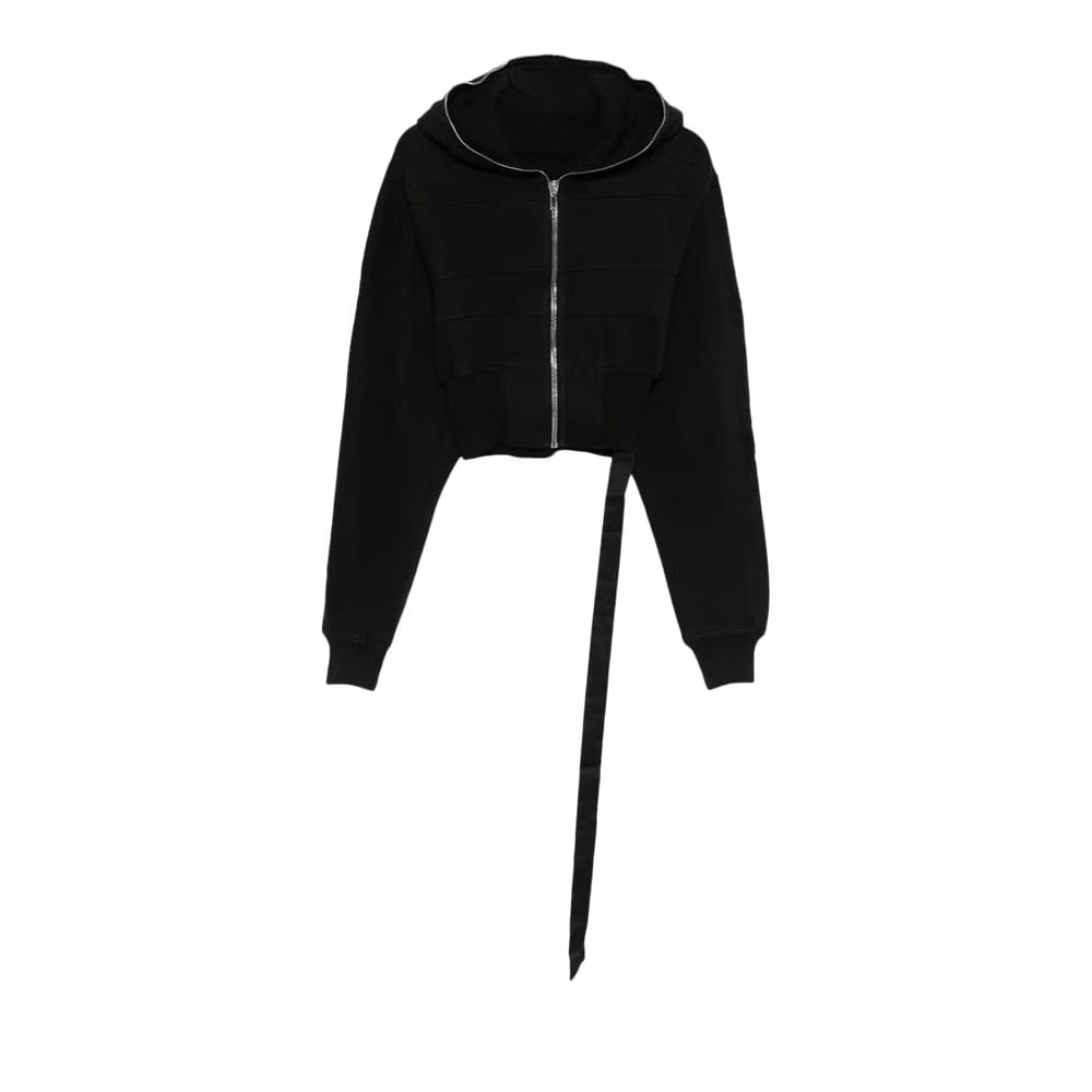 Rick Owens DRKSHDW Collage Gimp Hoodie Black