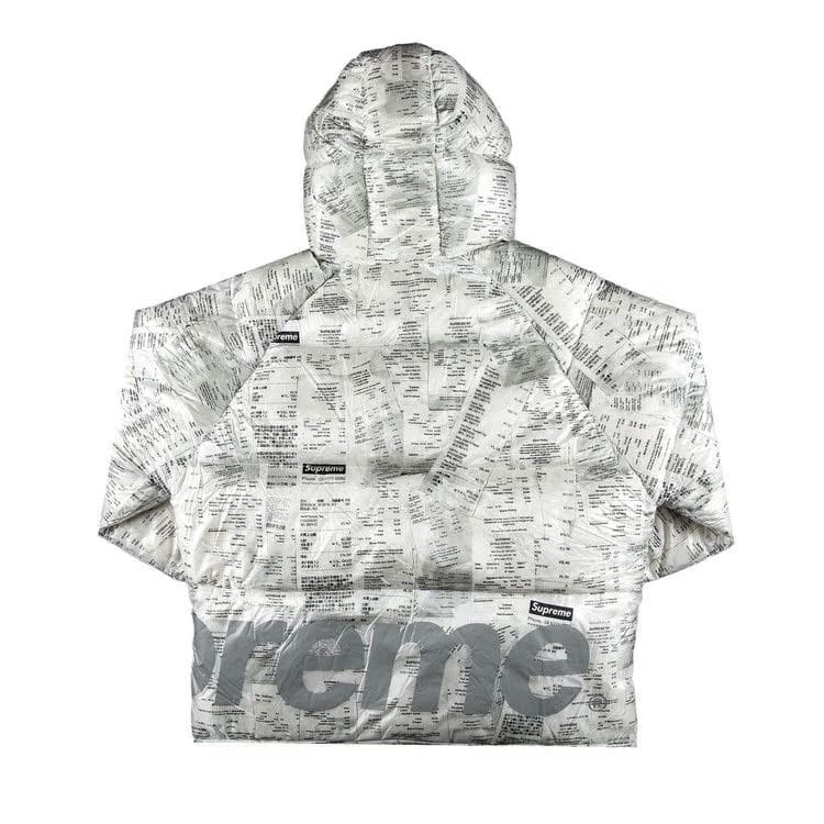 Supreme Hooded Down Jacket Receipts