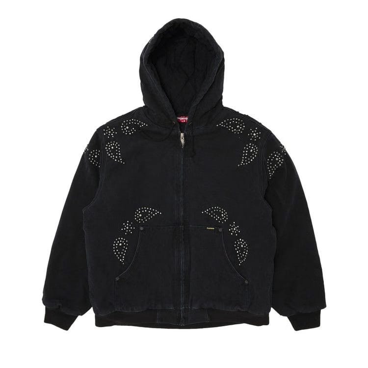 Supreme Paisley Studded Work Jacket Black