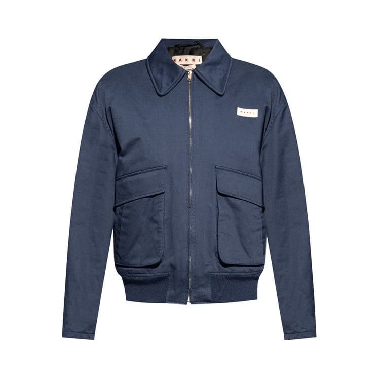 Marni Gabardine Workwear Jacket Ink