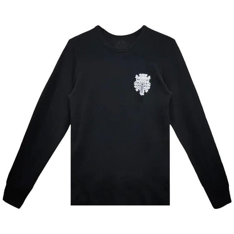 Chrome Hearts Dagger Long-Sleeve Thermal T-Shirt Black