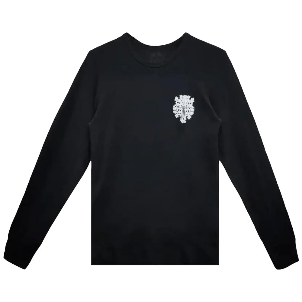 Chrome Hearts Dagger Long-Sleeve Thermal T-Shirt Black