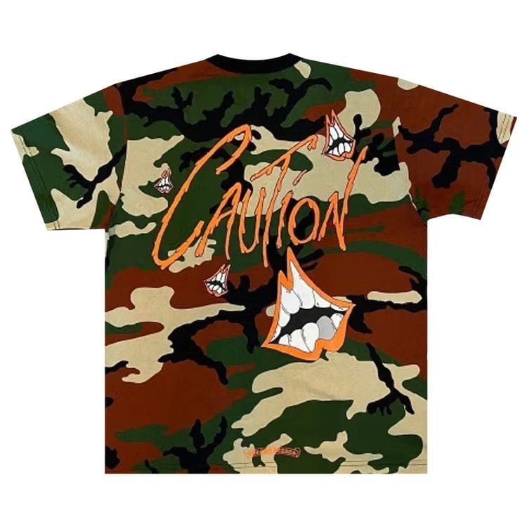 Chrome Hearts Matty Boy Caution T-Shirt Camo