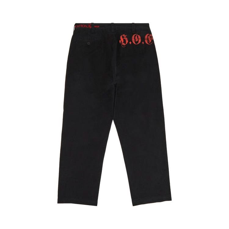 Supreme x Bernadette Corporation Old English Chino Pant Black