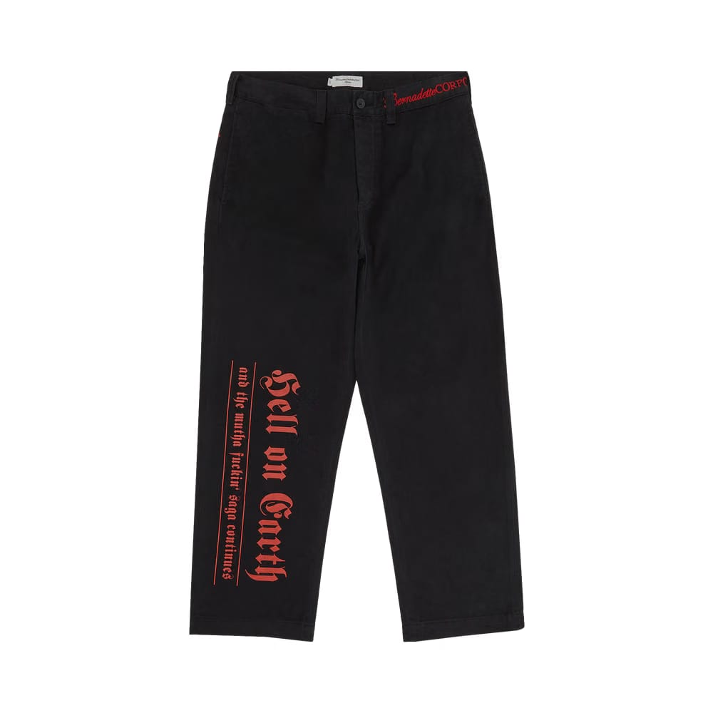 Supreme x Bernadette Corporation Old English Chino Pant Black