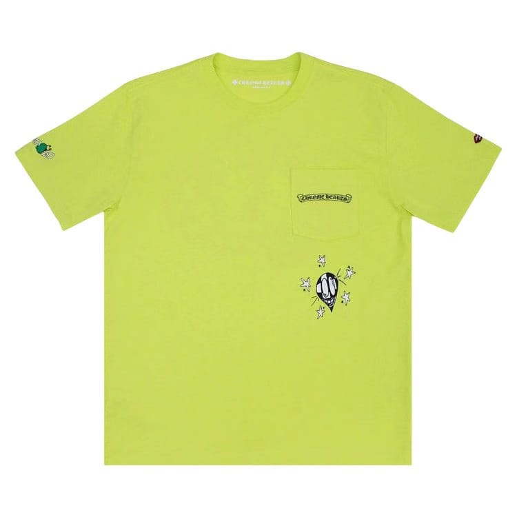 Chrome Hearts Matty Boy Link T-Shirt Lime Green