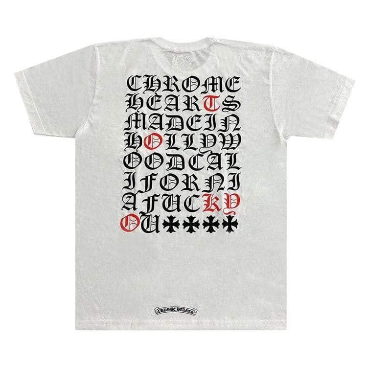 Chrome Hearts Tokyo Exclusive Eye Chart Pocket T-Shirt White