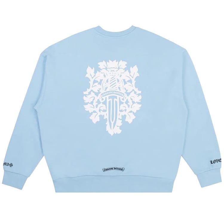Chrome Hearts Miami Exclusive Dagger Crewneck Blue