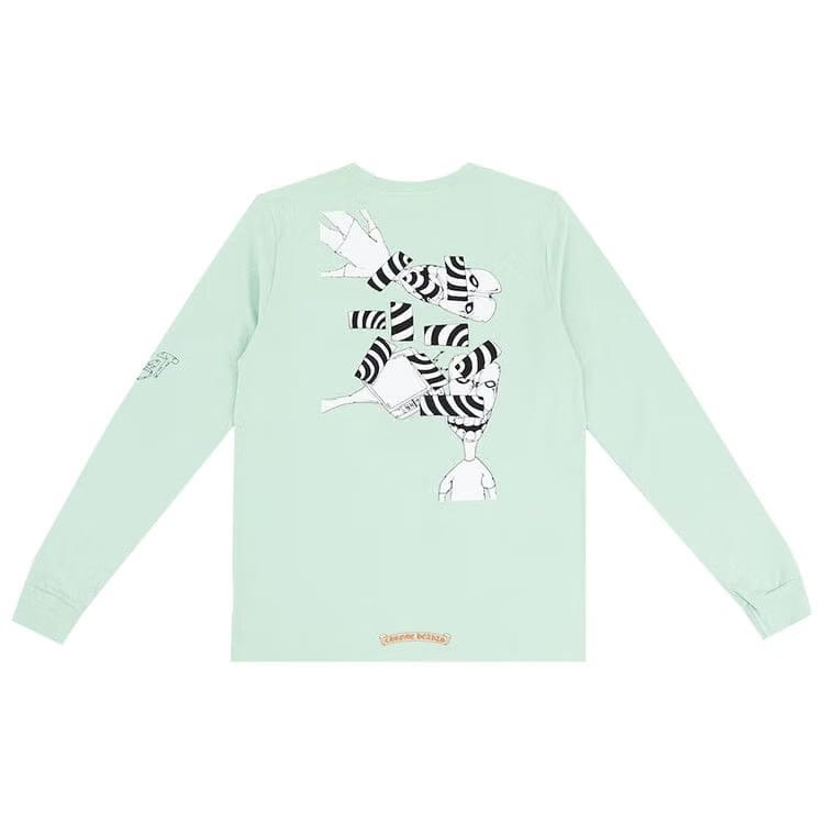 Chrome Hearts Matty Boy Lust Long-Sleeve T-Shirt Seafoam
