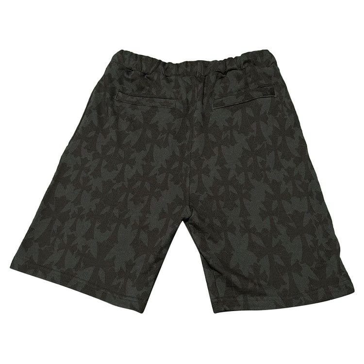 Chrome Hearts Cemetery Cross Sweatshorts Black