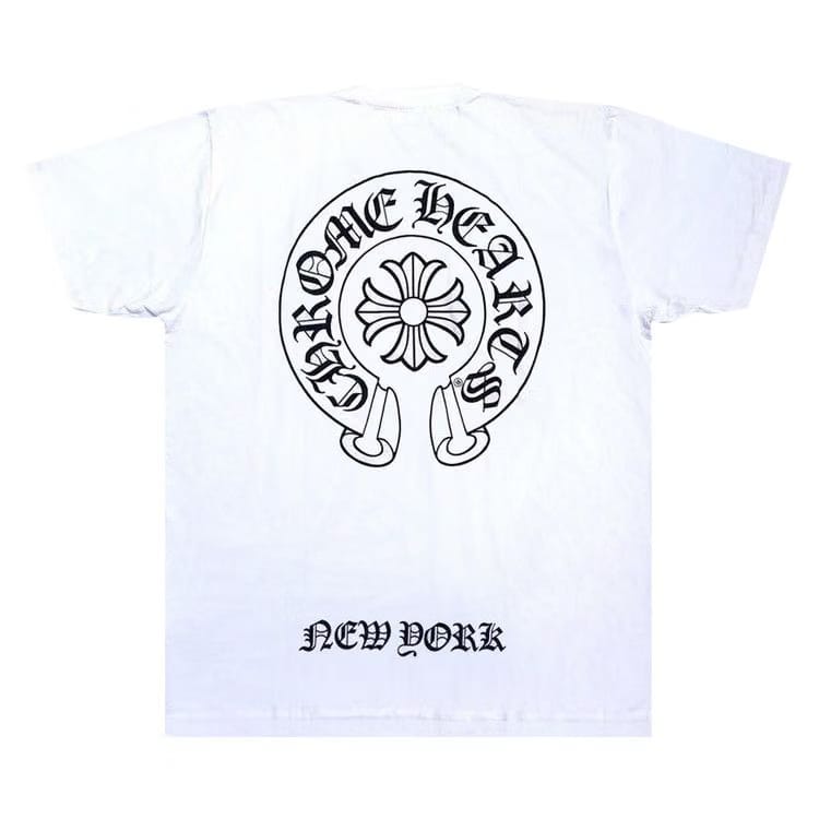 Chrome Hearts New York Horseshoe Pocket T-Shirt White