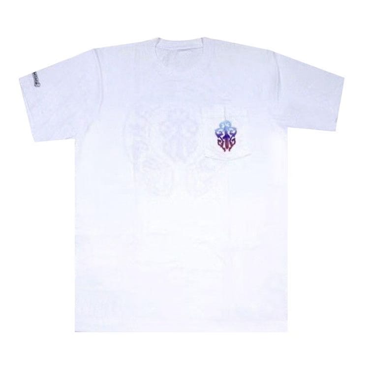 Chrome Hearts Gradient Dagger Motif Pocket T-Shirt White