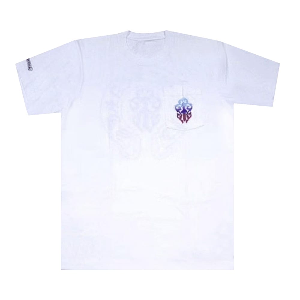 Chrome Hearts Gradient Dagger Motif Pocket T-Shirt White