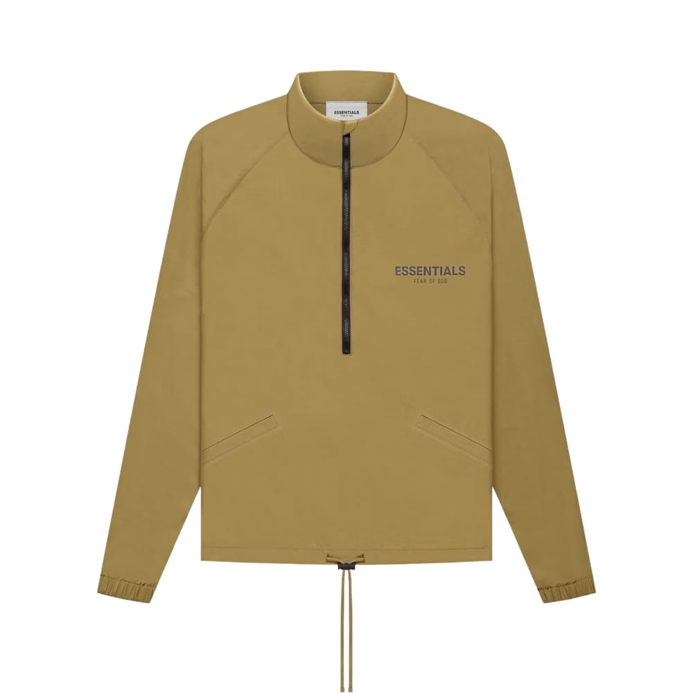 Fear of God Essentials Half Zip Track Jacket Amber