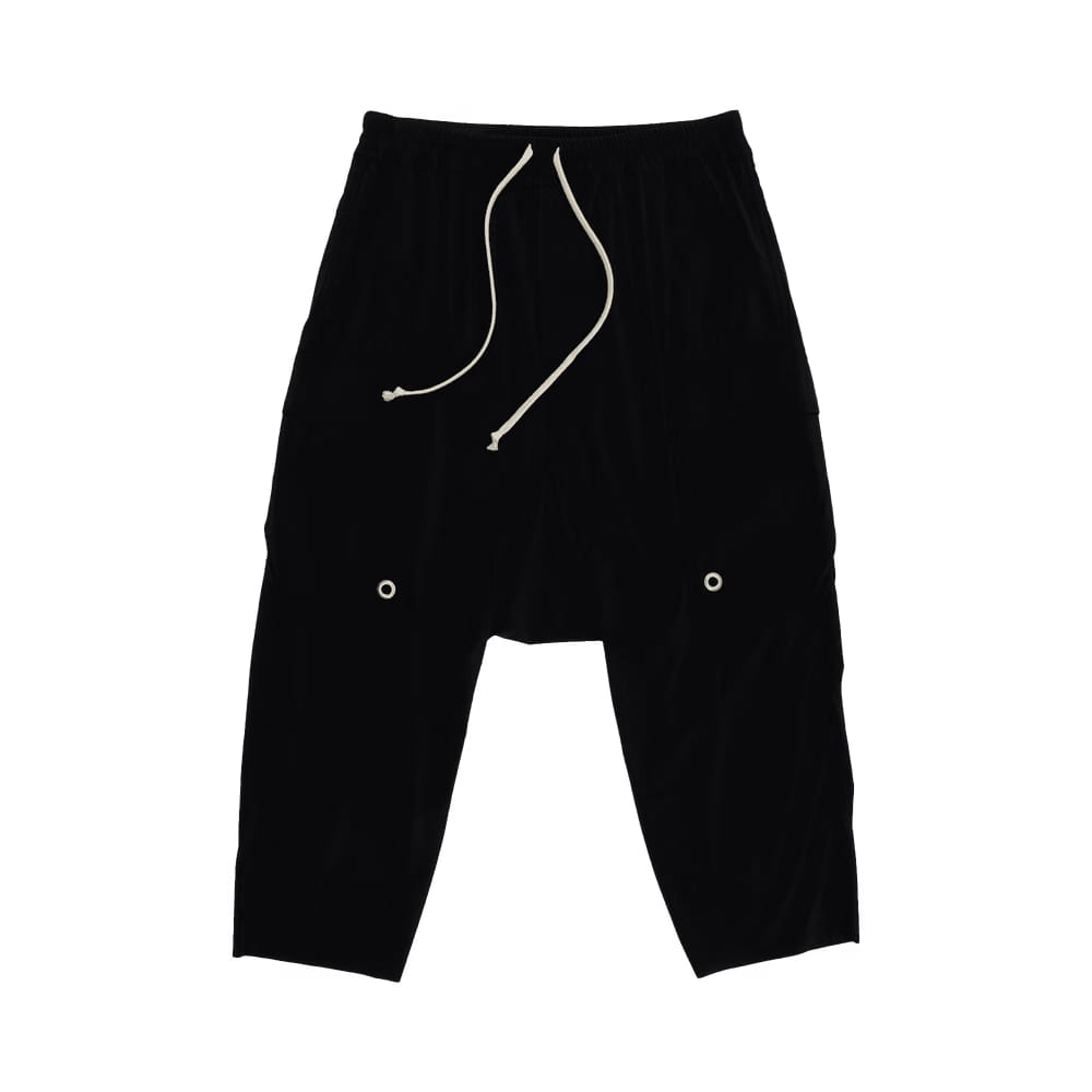 Rick Owens Cargo Cropped Pants Black