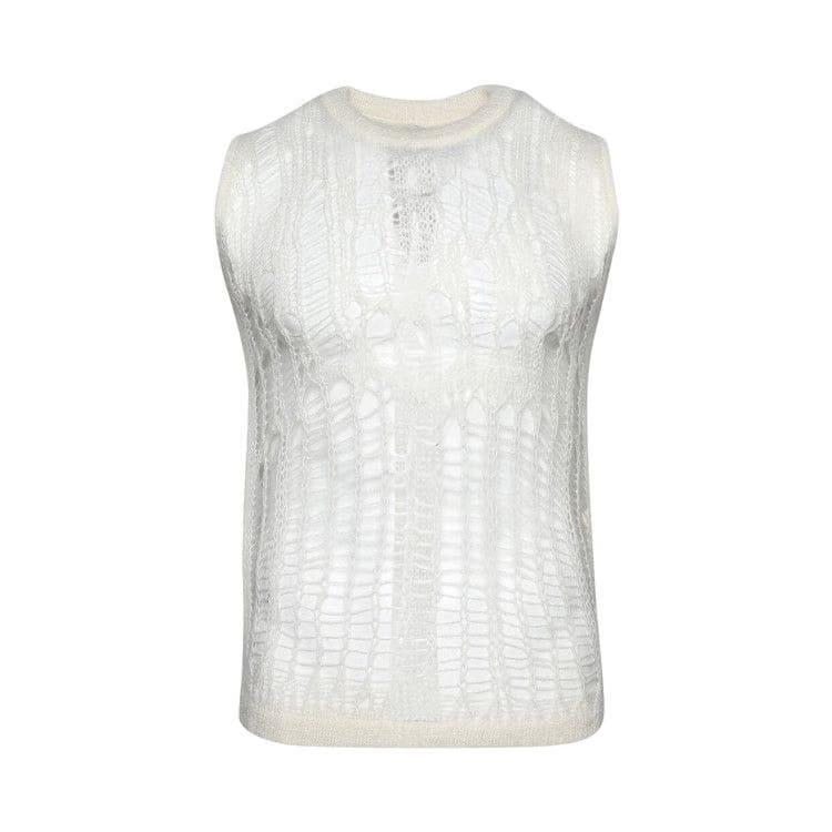 Rick Owens Spider Tank Top Milk