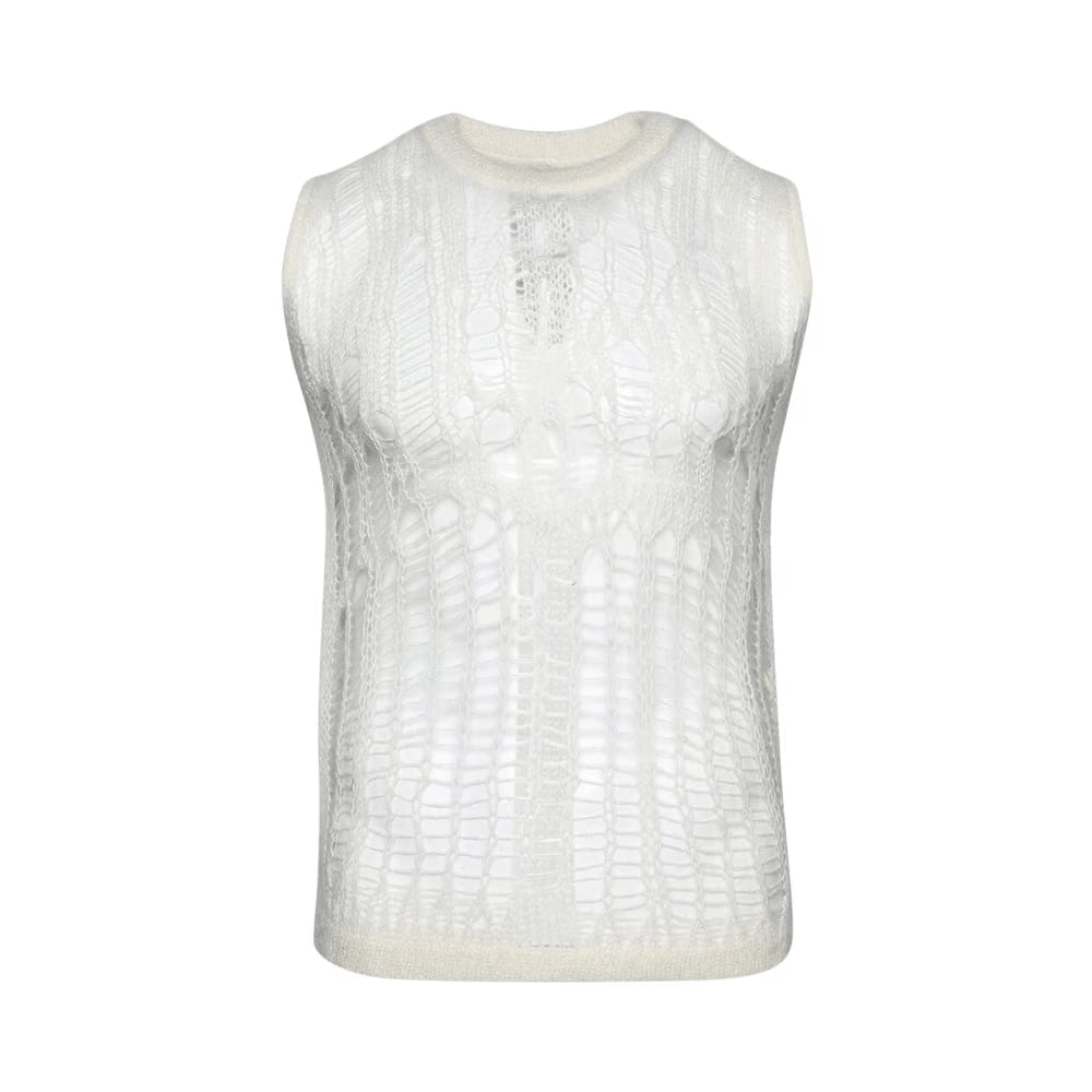 Rick Owens Spider Tank Top Milk