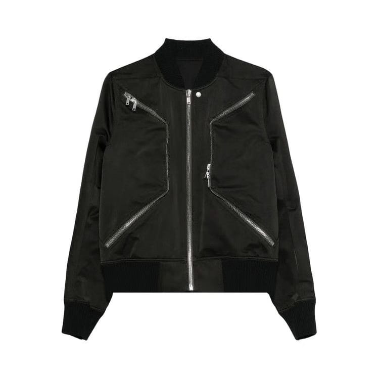 Rick Owens Heizer Flight Jacket Black