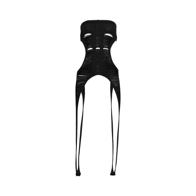 Rick Owens Tanja Long Tank Strapless Top Black