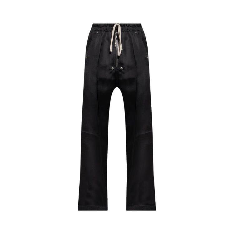 Rick Owens Wide Silk Bela Pants Black