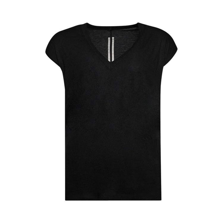 Rick Owens Deep V Sleeveless T-Shirt Black