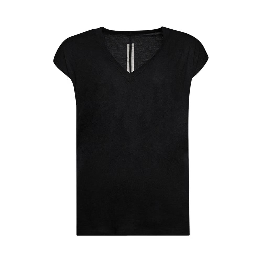 Rick Owens Deep V Sleeveless T-Shirt Black