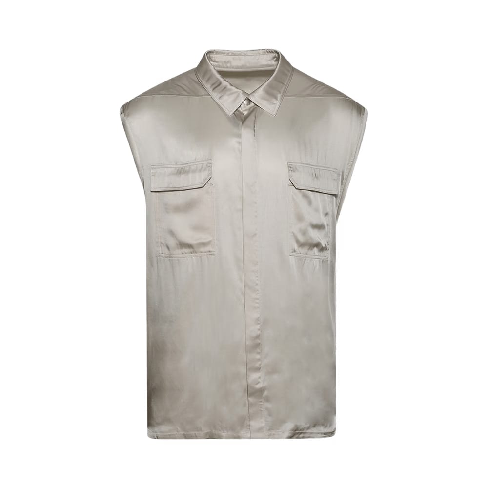Rick Owens Jumbo Sleeveless Shirt Dinge