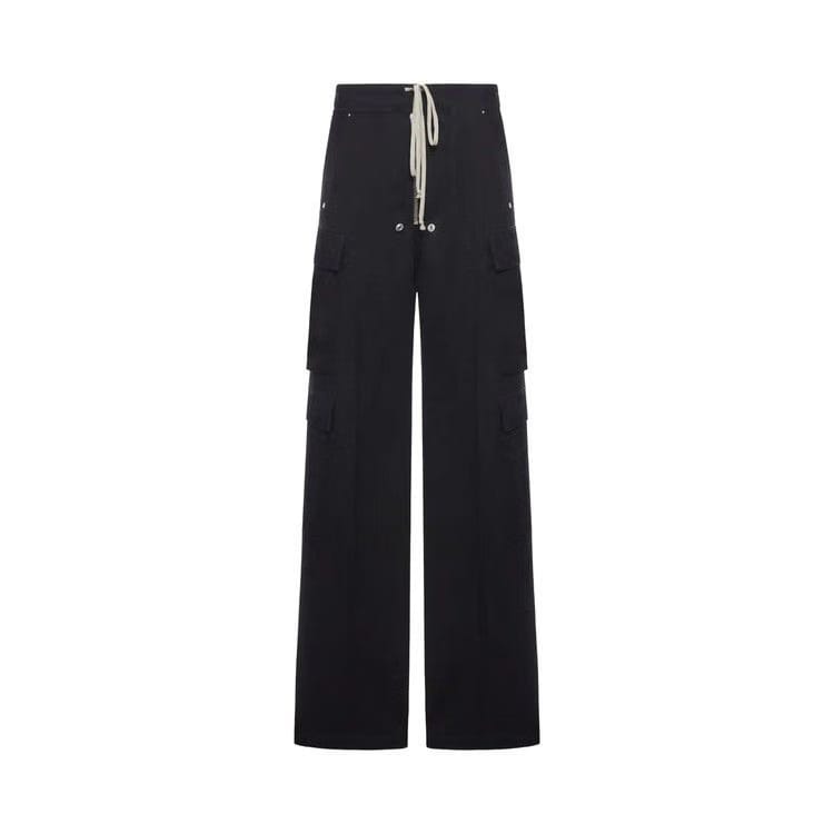 Rick Owens Wool Cargobelas Black