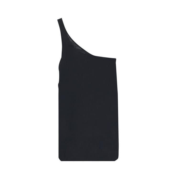 Rick Owens DRKSHDW Double Ziggy Banana Top Black