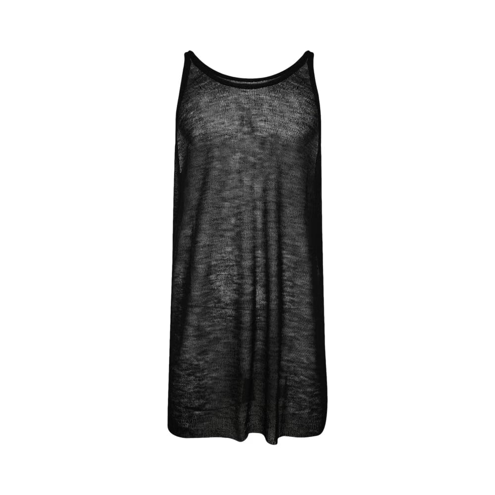 Rick Owens Maglia Tank Black