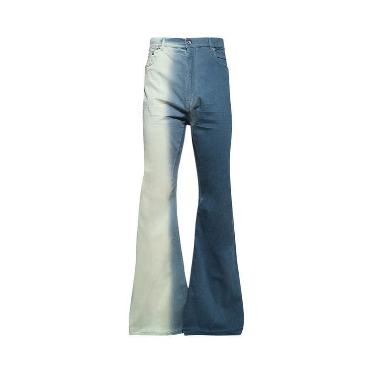 Rick Owens DRKSHDW Bolan Bootcut Denim Pants Toothpaste Degrade