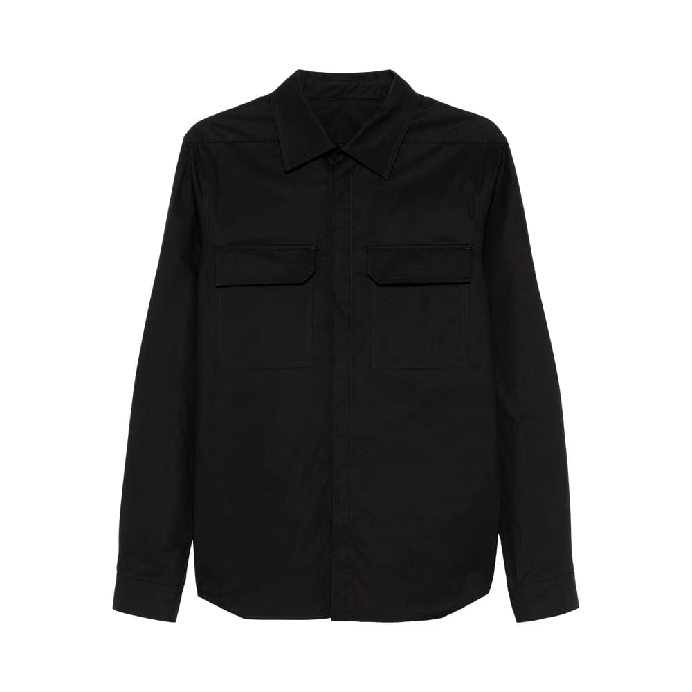 Rick Owens Work Shirt Black