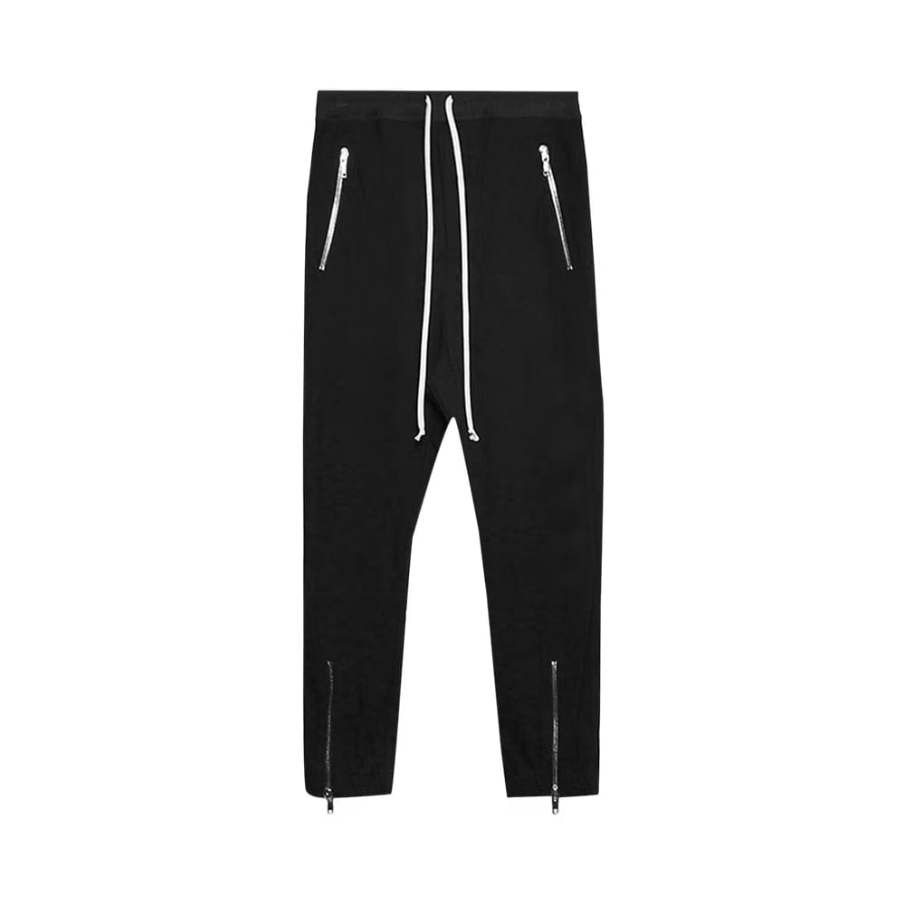 Rick Owens Drawstring Track Pants Black