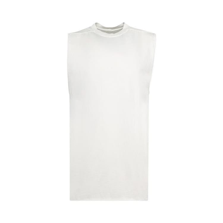 Rick Owens Jumbo Knit Sleeveless T-Shirt Milk