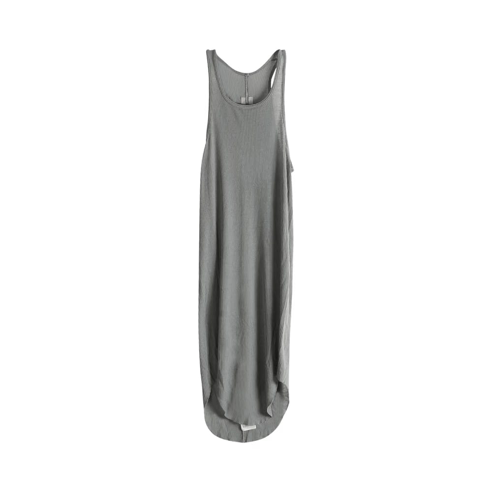 Rick Owens Basic Rib Tank Washed Indigo