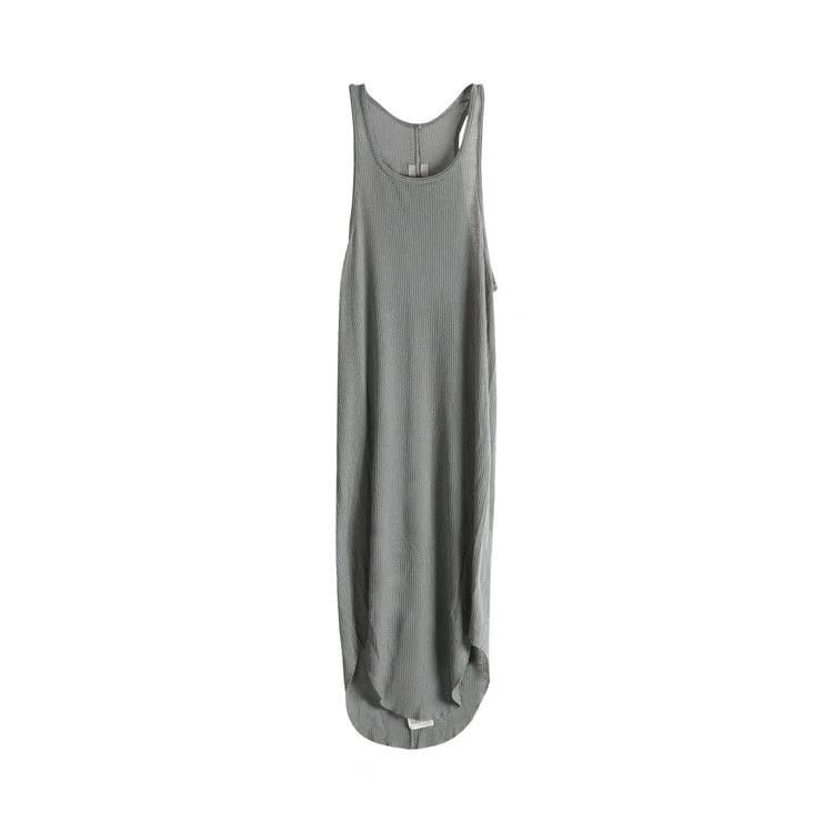 Rick Owens Basic Rib Tank Washed Indigo