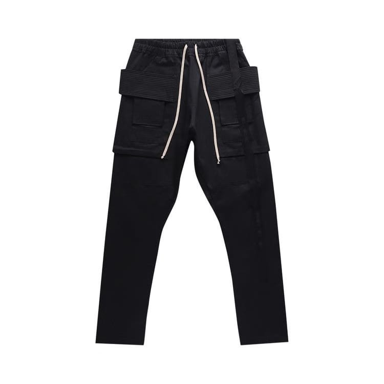Rick Owens DRKSHDW Creatch Cargo Drawstring Pants Black