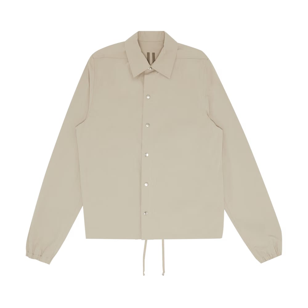 Rick Owens DRKSHDW Snap Front Shirt Pearl