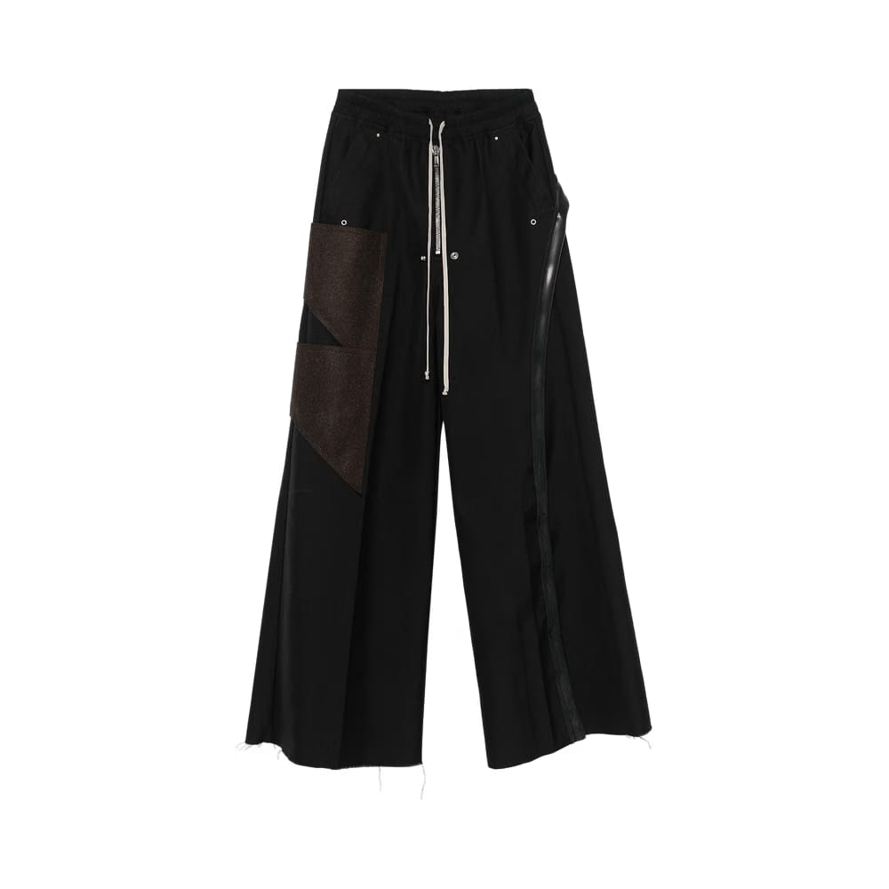 Rick Owens Wide Bela Pants Black/Brown/Black