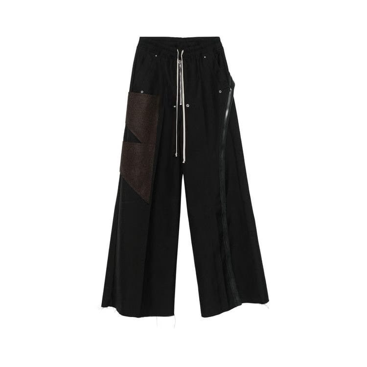 Rick Owens Wide Bela Pants Black/Brown/Black