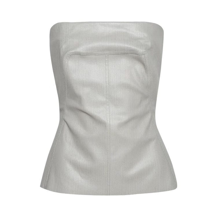 Rick Owens Denim Bustier Top Dinge