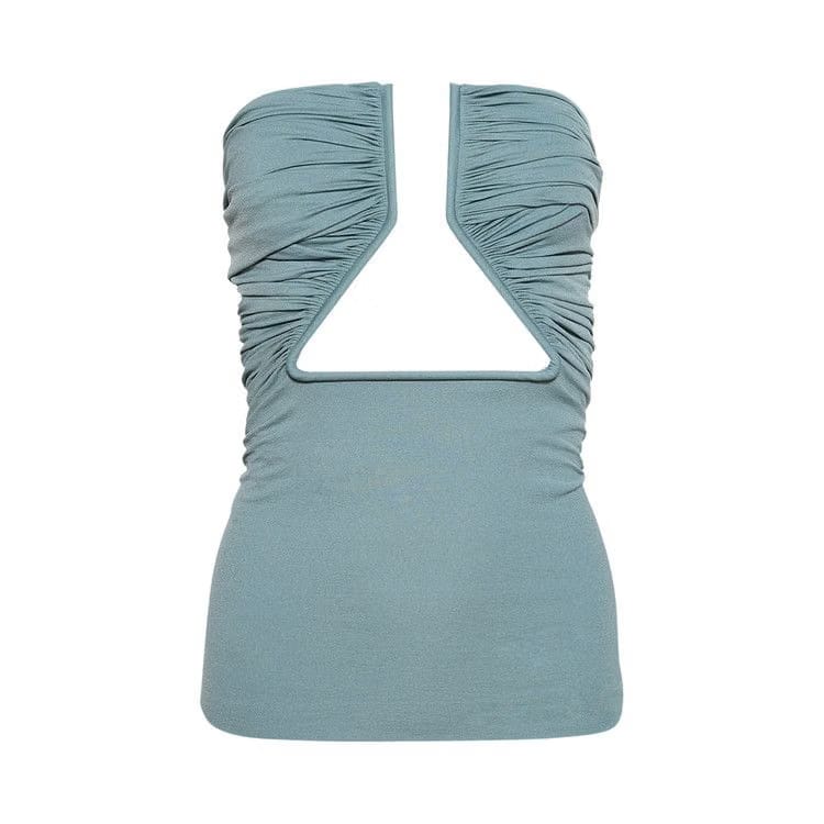 Rick Owens Jersey Prong Bustier Top Mouthwash